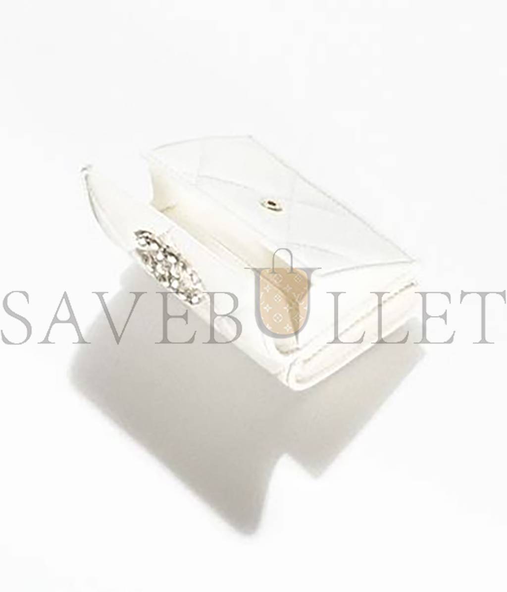 CHANEL 19 SMALL FLAP WALLET  AP1789 B07327 10601 (12*7.5*2.5cm)